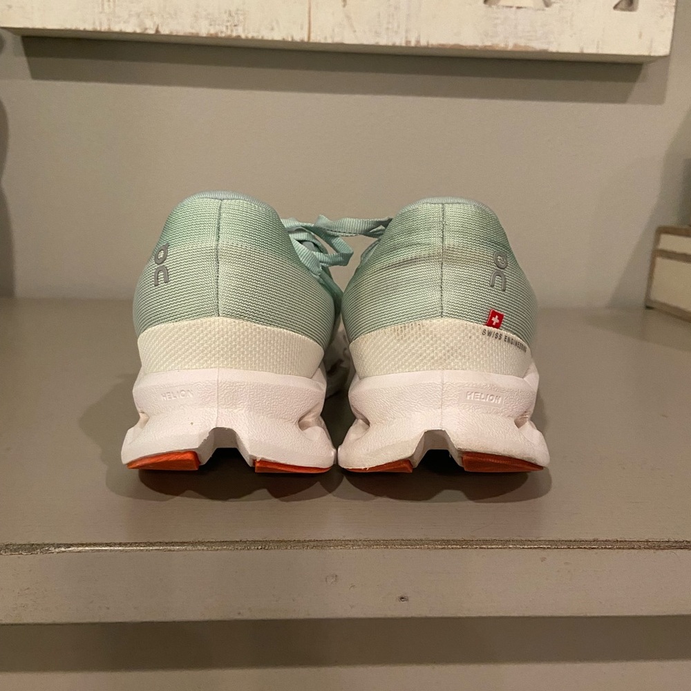 On Cloudsurfer Women's Athletic Shoes - Mint/White - Picture 3 of 4